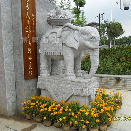 石雕大象的吉祥寓意